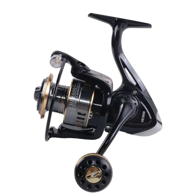 KEKAXI Fishing HE1000-7000 High Quality Spinning Reel 10KG Max Drag 5.2:1 Gear Ratio Spool Saltwater Sea Fishing Reel