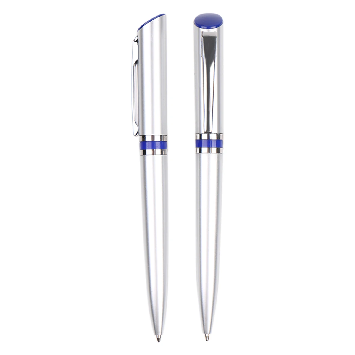 2023 New Ultra low price custom logo Metal ballpoint pen Rotary metal pen holder gift promotion crossbody pen