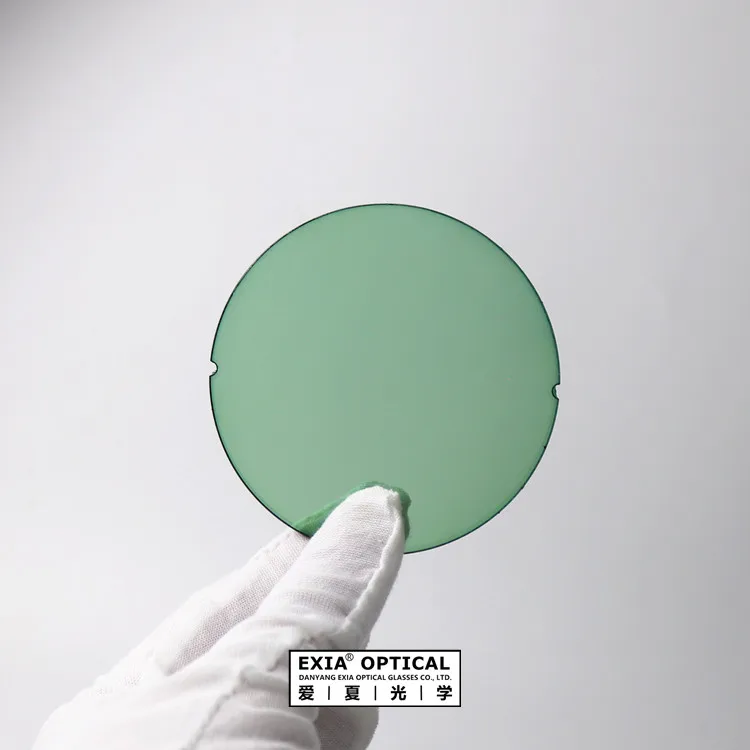 EXIA E6B Green Sunglasses Lenses UV400 AR Green Coatings 75mm Diameter Base Curve 2 Quality Grade A