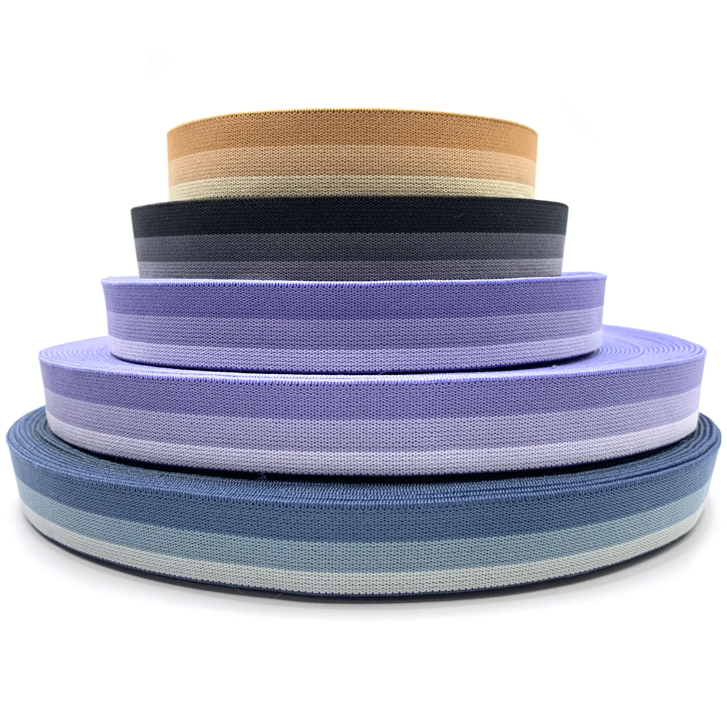 Good Stretch Spandex Polyester Ribbon Nylon Strap Inter Color Webbing For Pants Underwear Waistband Fitness Elastic Band Wigs