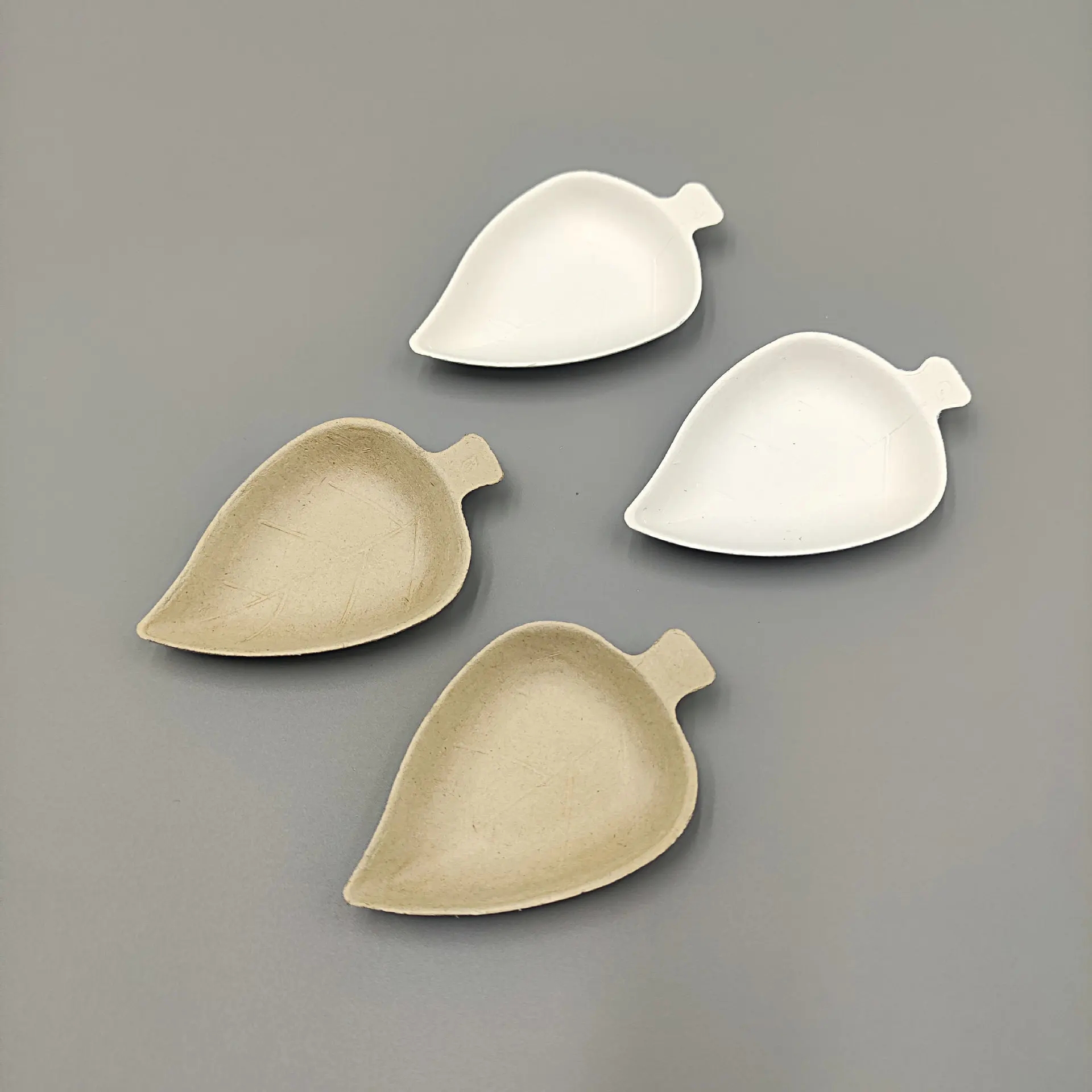 Disposable bagasse Lemon shape Lemon Shape Biodegradable Bagasse Mini Dishes For Party