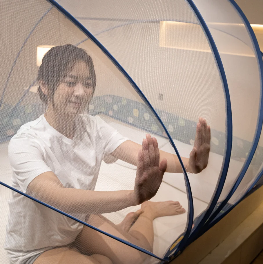 Heightened bed mosquito net for king size foldable household mosquito net