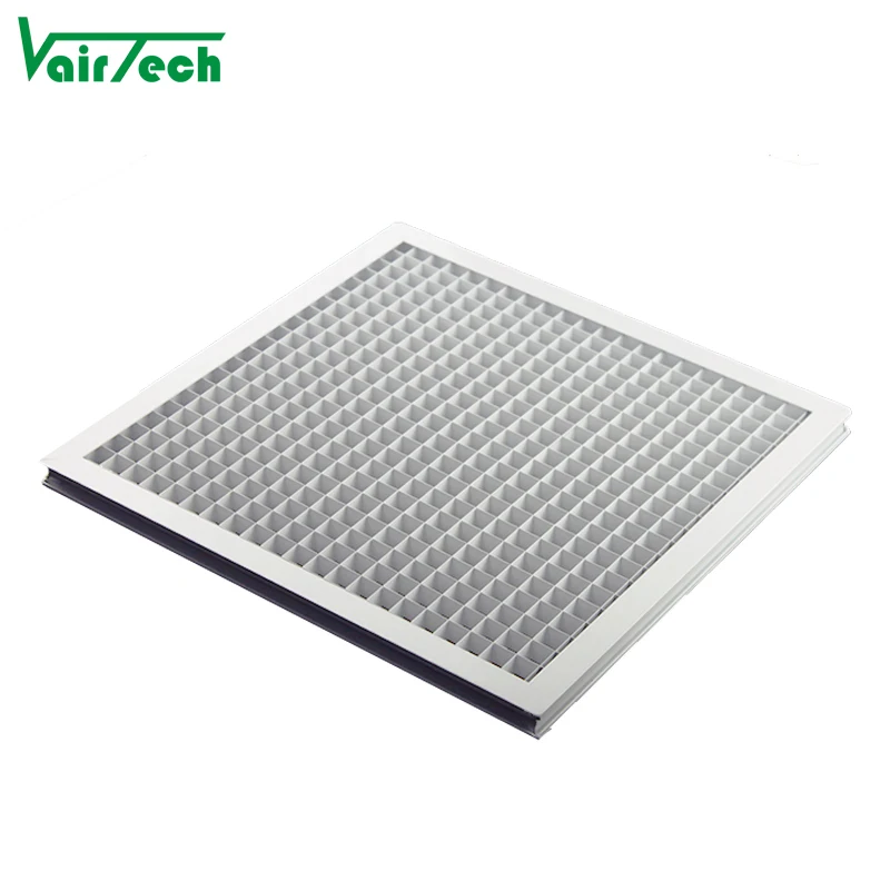 Hvac Ventilation Aluminum Ceiling Round Egg Crate Air Vent Grille Return Circular Eggcrate Grille
