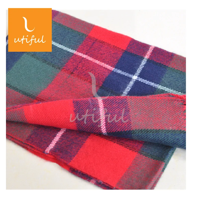 
Very Popular Acrylic Check Throw With Tassels 