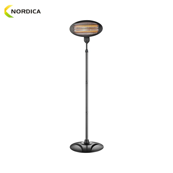 Quartz Tube Home Appliance Outdoor Adjustable Electric Infrared Patio Floor Stand Heater