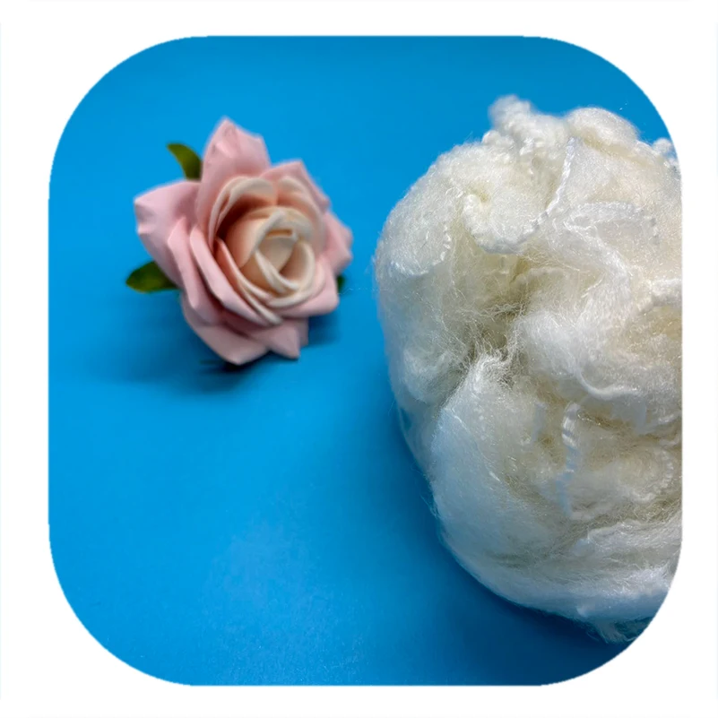 Hot sales 2D 51MM White PAN staple fiber modacrylic fiber for concrete