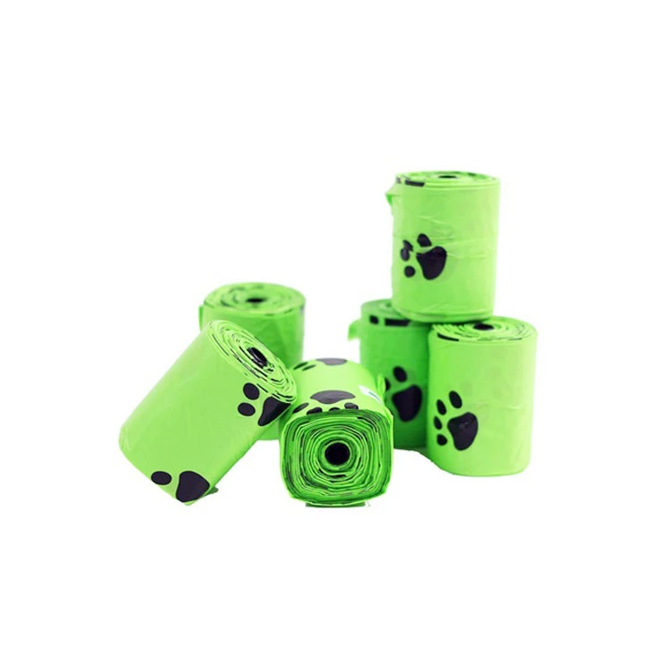 wholesale biodegradable compostable plastic trash bag   Pet toilet bag   Good load-bearing, no leakage