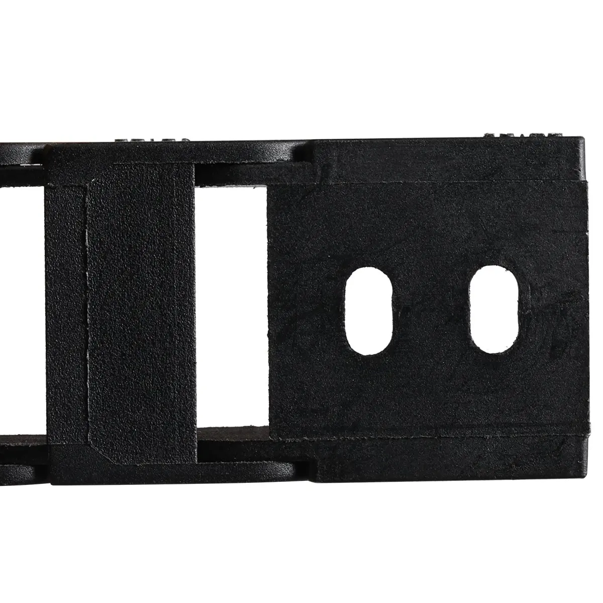 10X20MM 0.7M LENGTH BLACK PLASTIC FLEXIBLE DRAG CHAIN CABLE WIRE CARRIER OPEN TYPE FOR NEJE LASER ENGRAVER & CUTTER