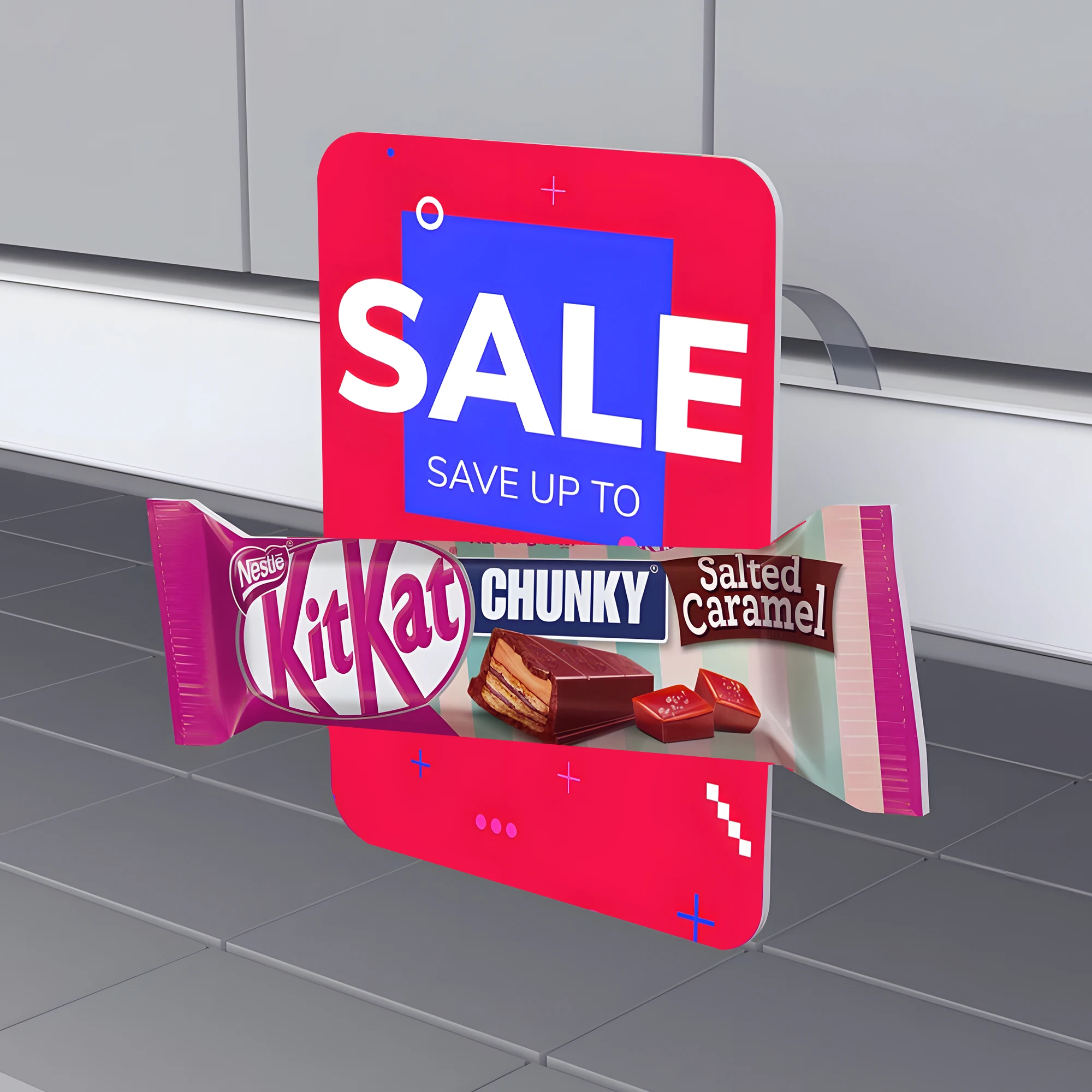 Retail Custom Professional Plastic Swing Strip Display Shelf Wobbler Talker for Advertising Supermarket Display equipment