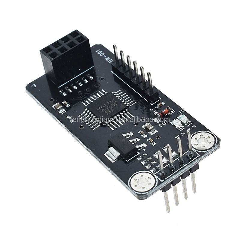 Плата адаптера для гнезда NRF24L01 плата ATMEGA48 беспроводной защитный модуль SPI к интерфейсу IIC I2C TWI