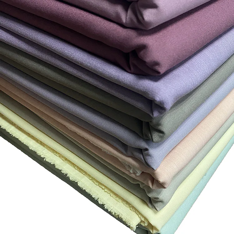 ready goods woven rayon/polyester 4 way stretch fabric for mens suit uniform scrub