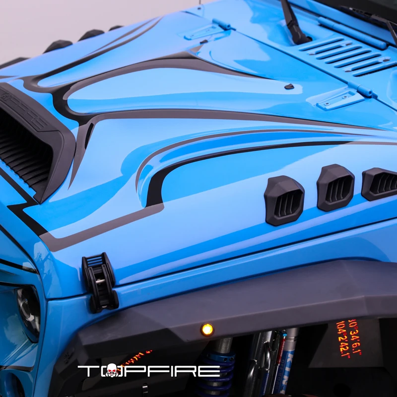 
2020 Topfire newest Fury body kit Engine Hood Bonnet for Jeep Wrangler JK 