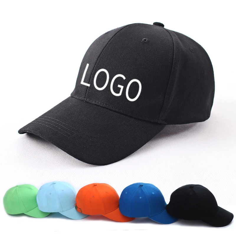 Custom Embroidered Logo Color Sports Cap Cotton Unstructured Adult sports Baseball Cap 50 - 199 pieces