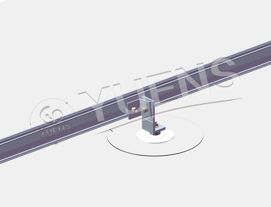 Yuens Easy Installation TPO PVC Waterproof Membrane Solar Panels Support Solar Flashing Kit Solution Solar Panel Program