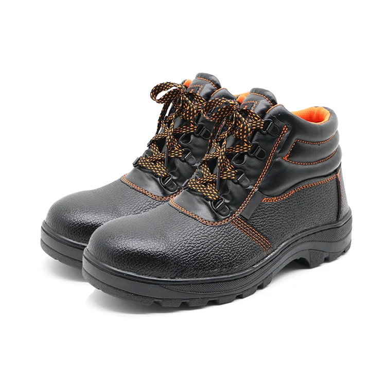 ENTE SAFETY  cheap safety shoes high quality iron toe iron midsole PU leather  construction worker men safety shoes