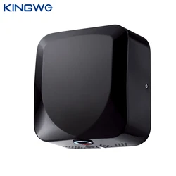 Electric High Speed Stainless Steel Black Automatic Sensing Jet Air Hand Dryer For Bathroom Hotel