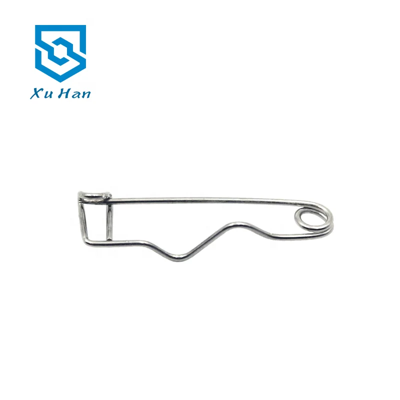 
Wholesale high quality metal S-shaped safety pin, special-shaped pin for Badge 