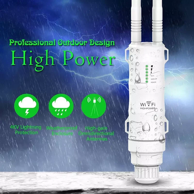 WiFi Mesh 600mbps 1200mbps Wifi Repeater Access Point  200m Outdoor Wireless Bridge CPE Waterproof Long Range Wifi Extender