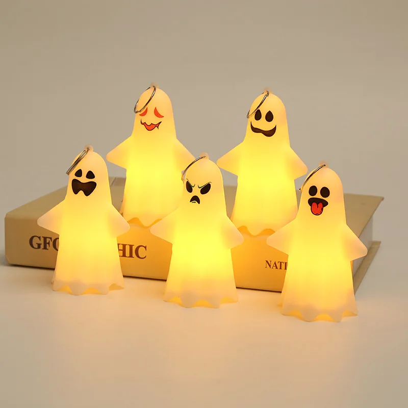 wholesale LED ghost halloween light doll pendant flag for halloween home decorations