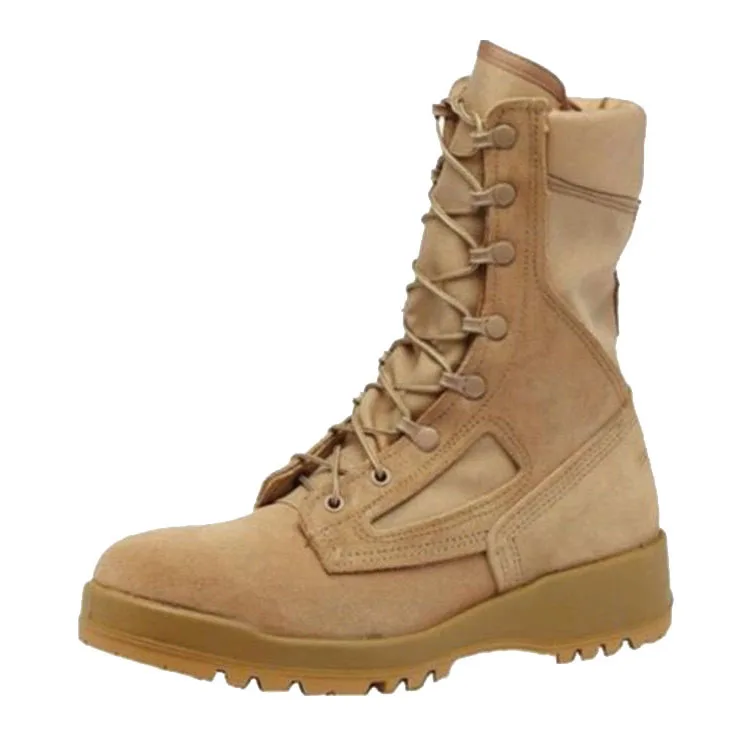 Tactical Shoes Training Desert Boots Waterproof Grip Combat Boots Wear resistant Leather Tactical Boots For Men