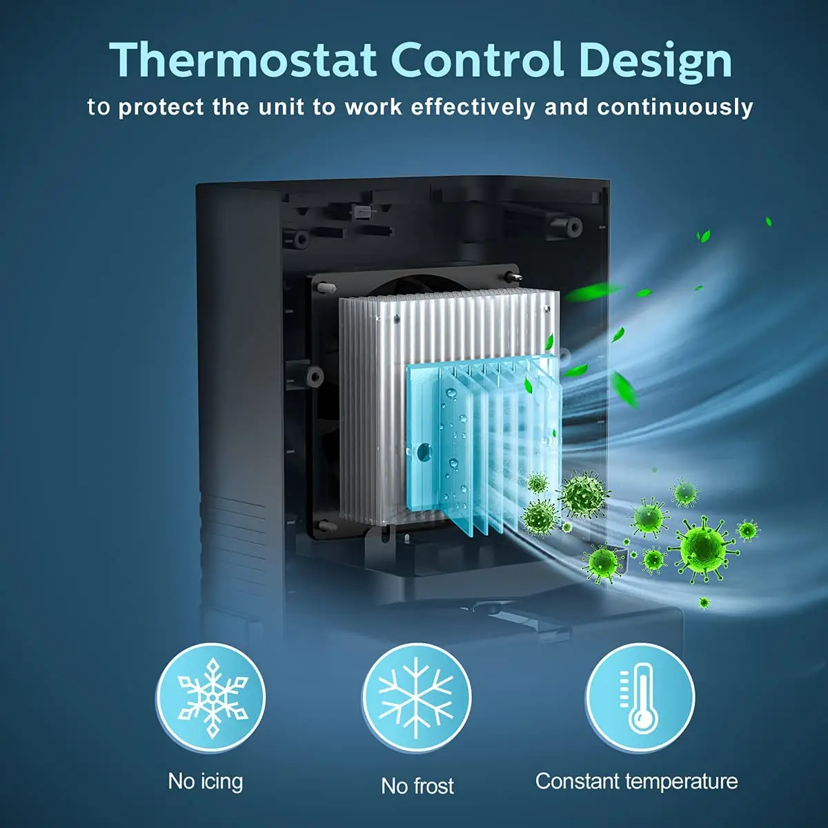 Compact dehumidifier with touch screen and Automatic Defrost dehumidifier electric portable household dehumidifier