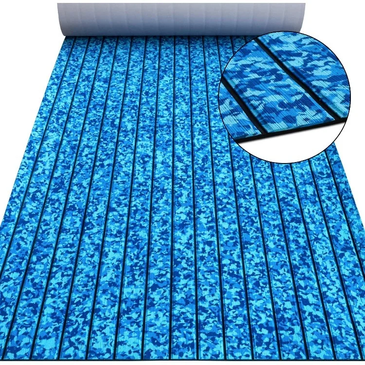 Eva Foam Sea Deck Waterproof Anti Slip UV Faux Boat Flooring Marine Foam Mats for Yacht  Surfboard