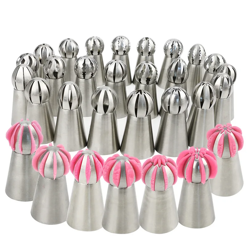 Cake Tool Stainless Steel Pastry Tubes Set Cream Decoration Piping Tips Nozzles