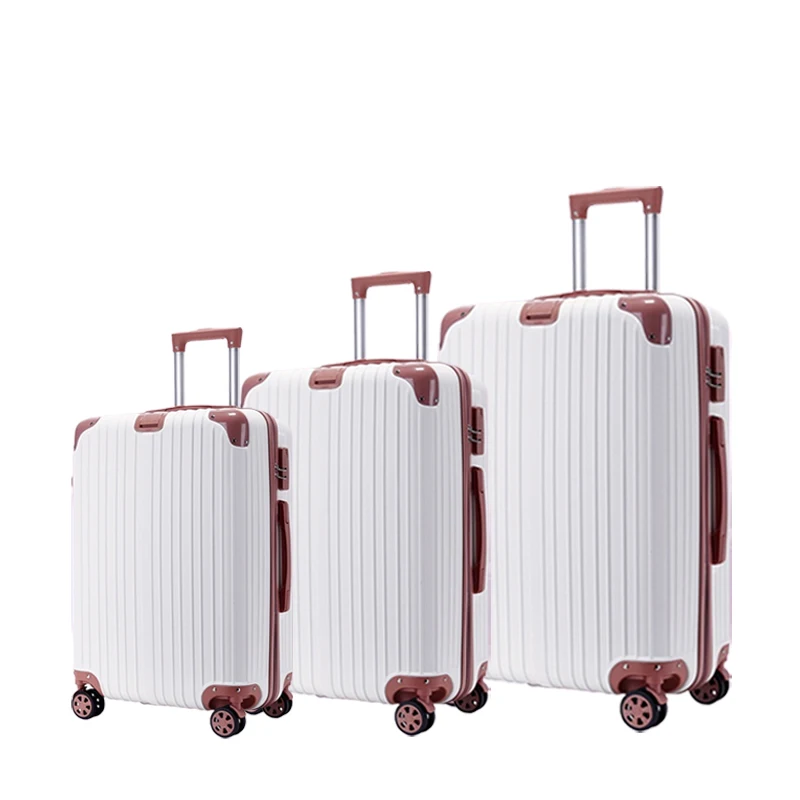 Unisex Luxury Custom Luggage Sets with TSA Latch ABS/PP/PC Spinner Caster Factory Direct Sales for Business Travel Personal Use