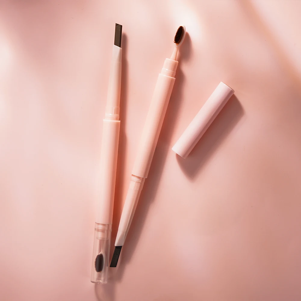 Customized Vegan high pigment private label eye pencil special brush waterproof long lasting eyebrow pencil