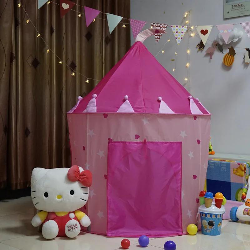  OEM красочный Замок принцессы игровой домик детский комнатный вигвам палатка для