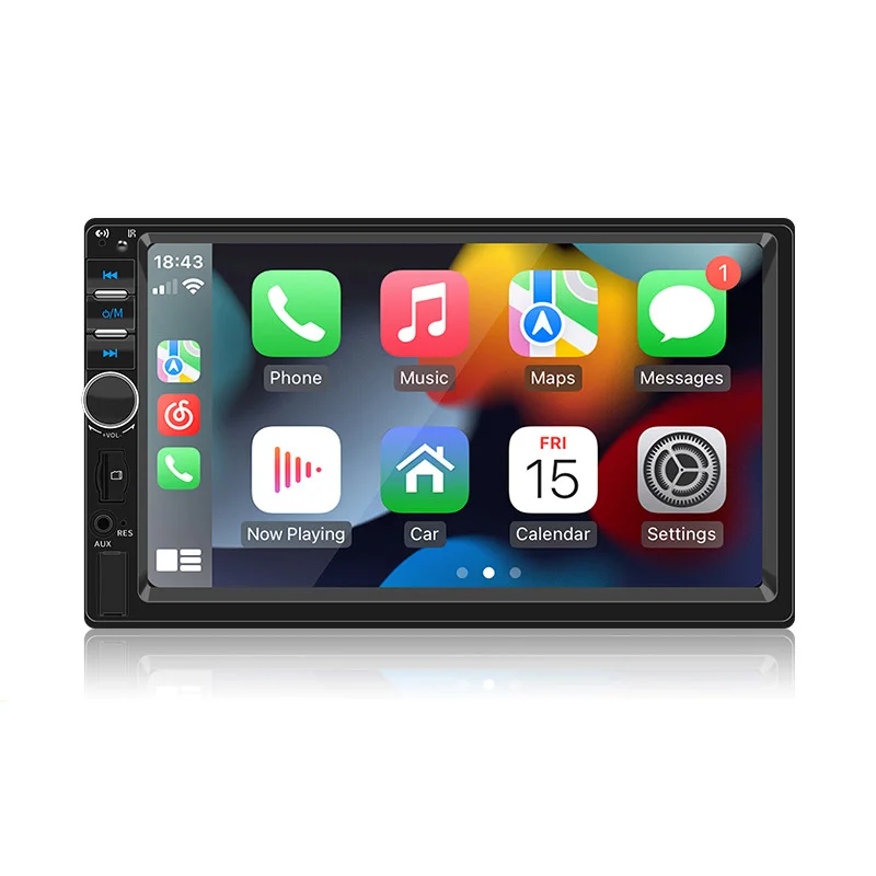 YOSOVLAMP Car central control reversing camera Android GPS navigation wired CarPlay screen car MP5 Bluetooth player