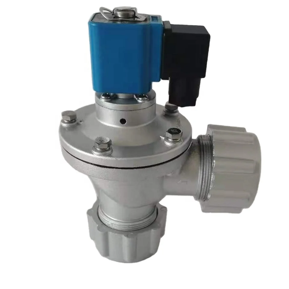Hot sale pulse valve DMF-ZM-25 24V220V 1 inch right angle nut type electromagnetic pulse valve for factory cement dust collector