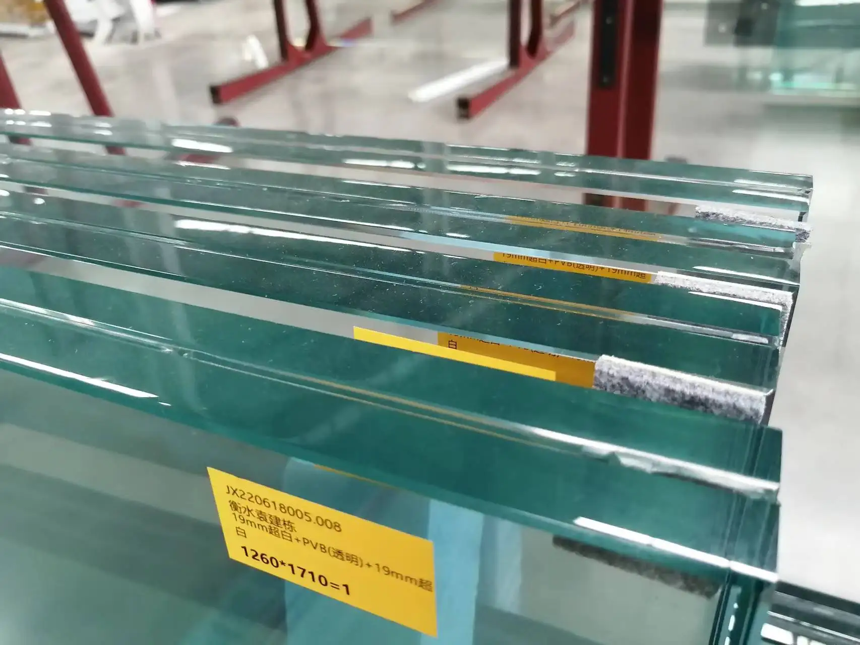 Manufacturer low price quality white window Pvb reflective three layer tempered laminated glass