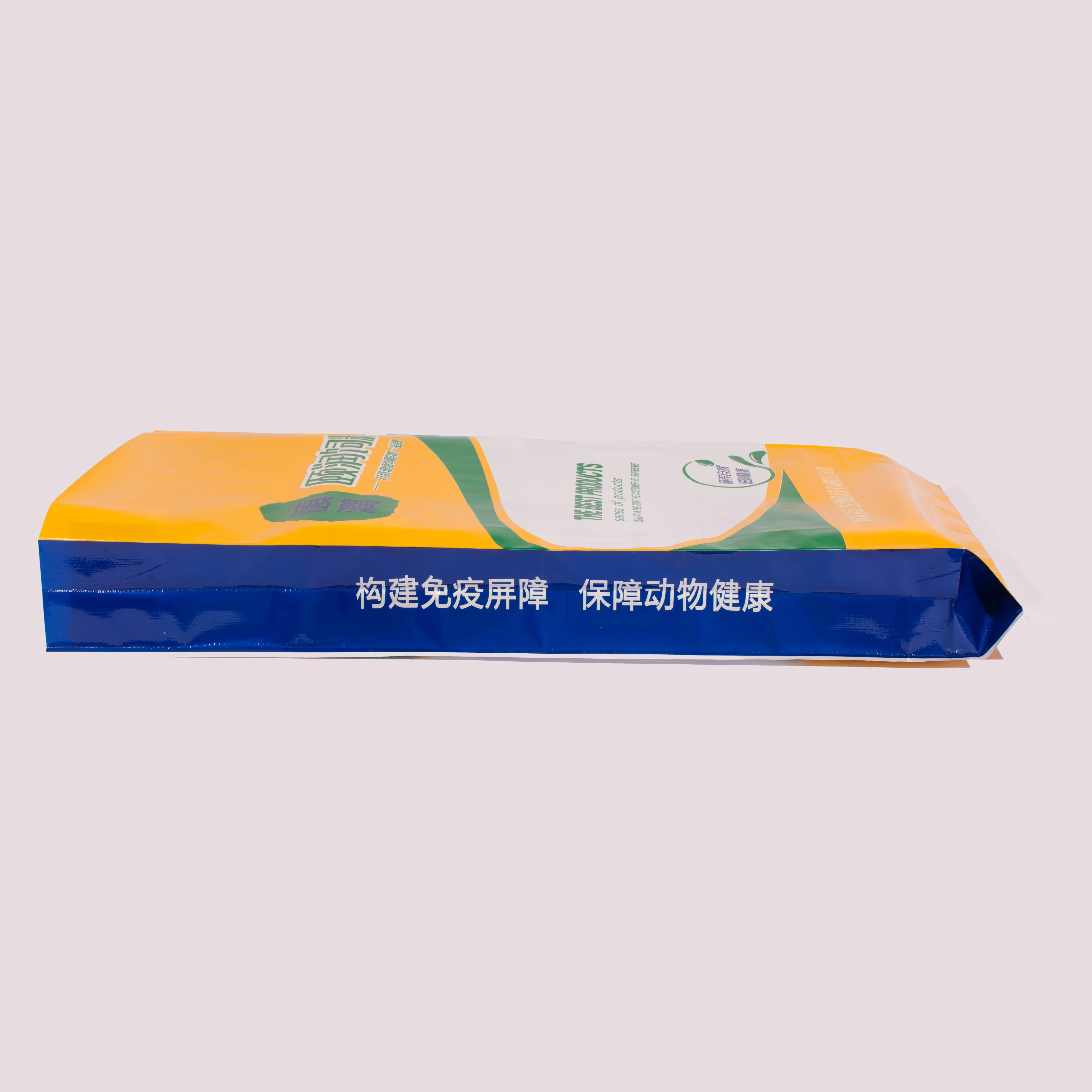 Custom printing plastic polypropylene 10kg 20kg 25kg 50kg horse feed bag pp woven bag packaging for animal feed
