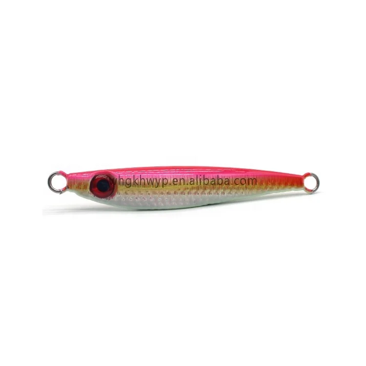 Custom 3D UV Printing 30g/40g/60g Spanish Mackerel Fishing Metal Jig Lure Artificial Bait Slow Jigging Tuna Bass Lure