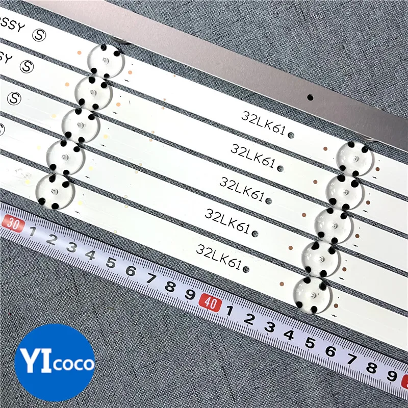 FOR LG 32LJ510U 32LJ610V 32LJ610U LED  ASSY 32LJ61 SSC_32LJ61_BOE(FHD)_5LED HC320DUN-ABSL1-A14X  61.5CM 5LED 3V 100%NEW