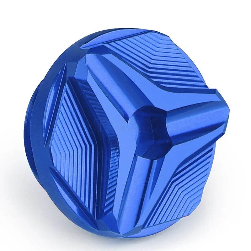Custom CNC Machining Motorcycle Aluminum Alloy Engine Oil Cap Bolts Fuel Filler Cap Protection Motorcycle Accessories