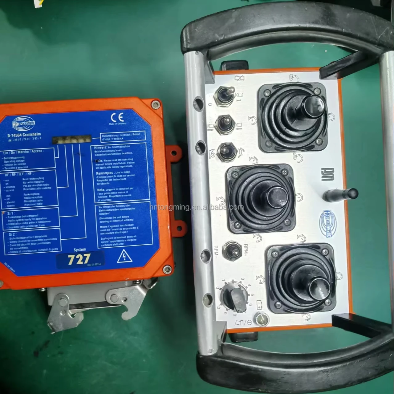 Система радиоуправления HBC-насос Putzmeister радиационный спектр 727 truckHBC замена HBC735 подержанная