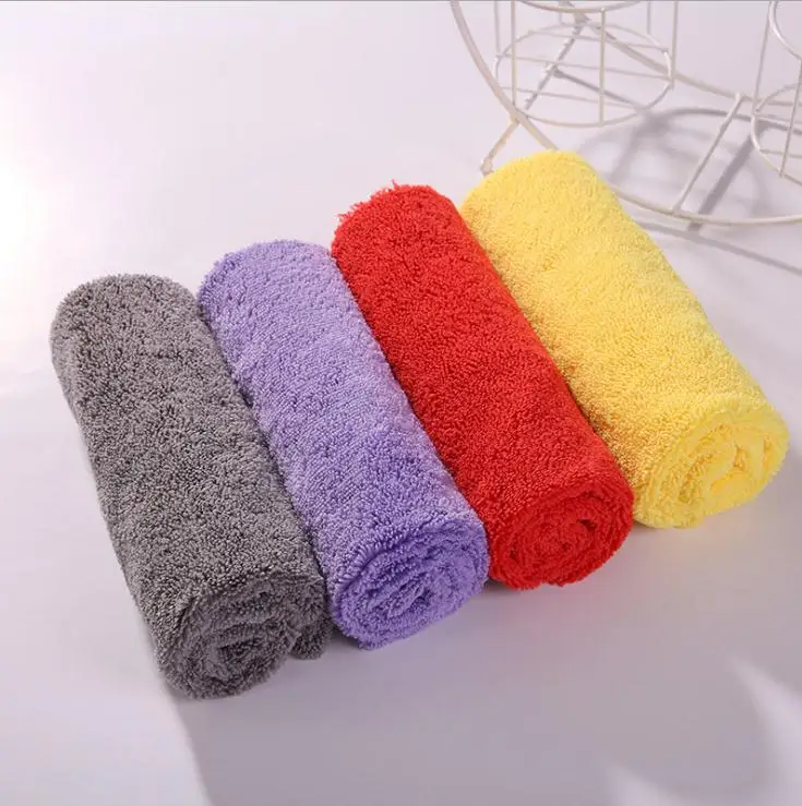Factory Edgeless Short Long Pile Car Drying Auto Detailing Microfibre Towel