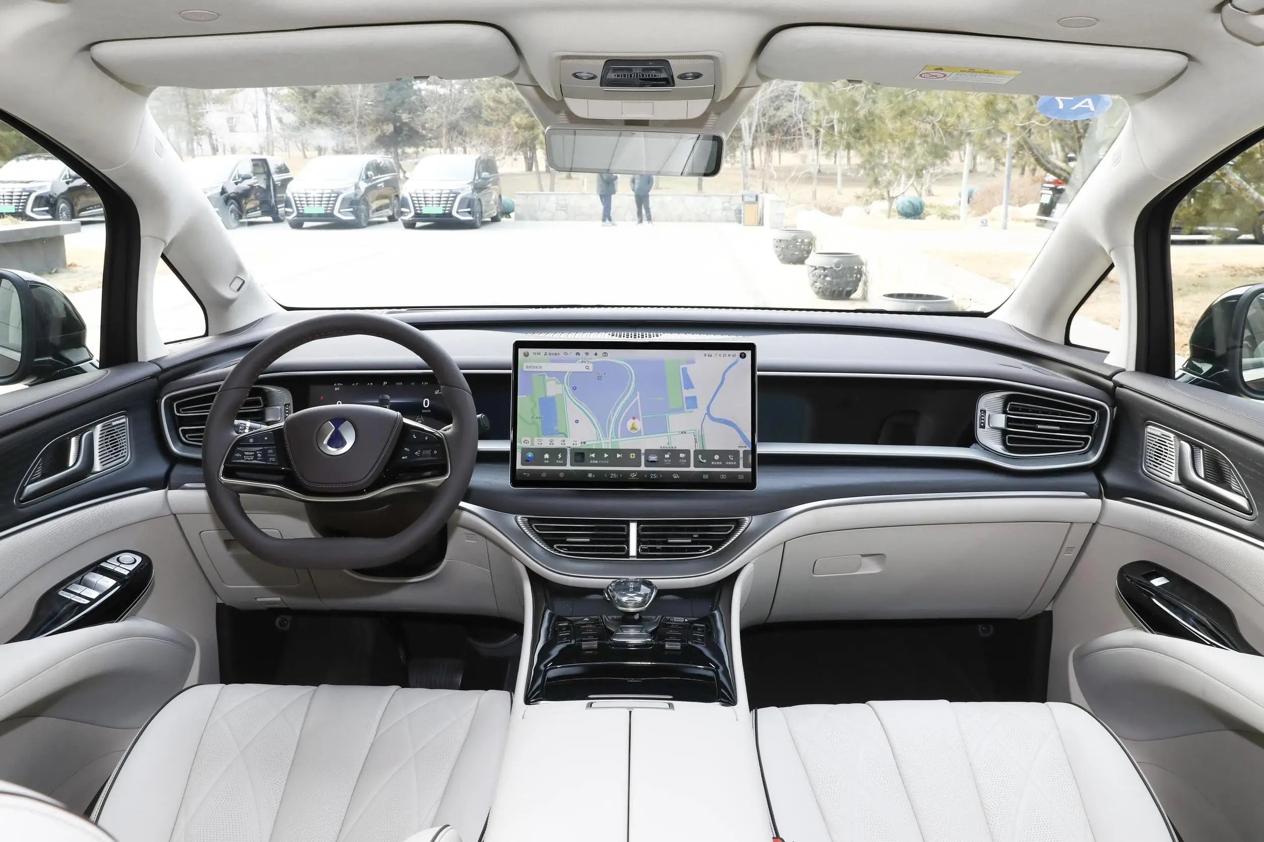 7 Seaters Middle-Large size MPV Electric Car D-enza D-9 Tengshi Long Range hybrid car d-enza-D-9 ev