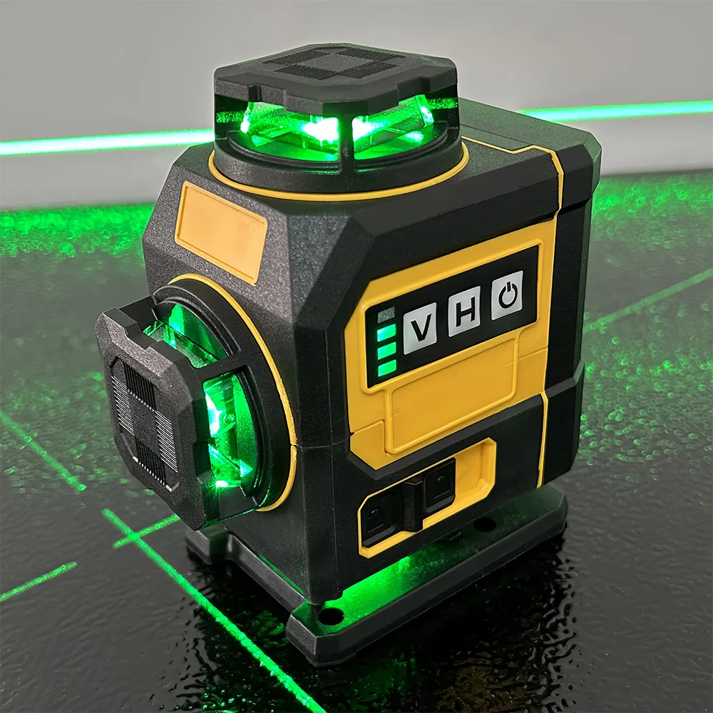 16 Lines 4D Laser Level Green Line Self leveling 360 Horizontal And Vertical Super Powerful Laser Level