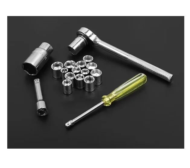 Material benefit Garage  Motor van  Bike Maintenance kit 40 sleeve ratchet wrench auto repair machine  household tools