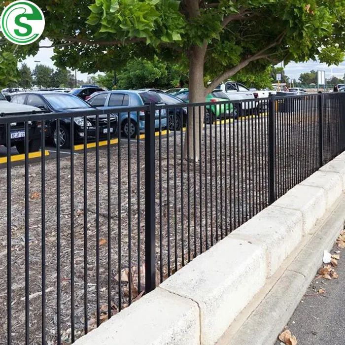new arrival customized tubular fencing panels galvanized security steel fence