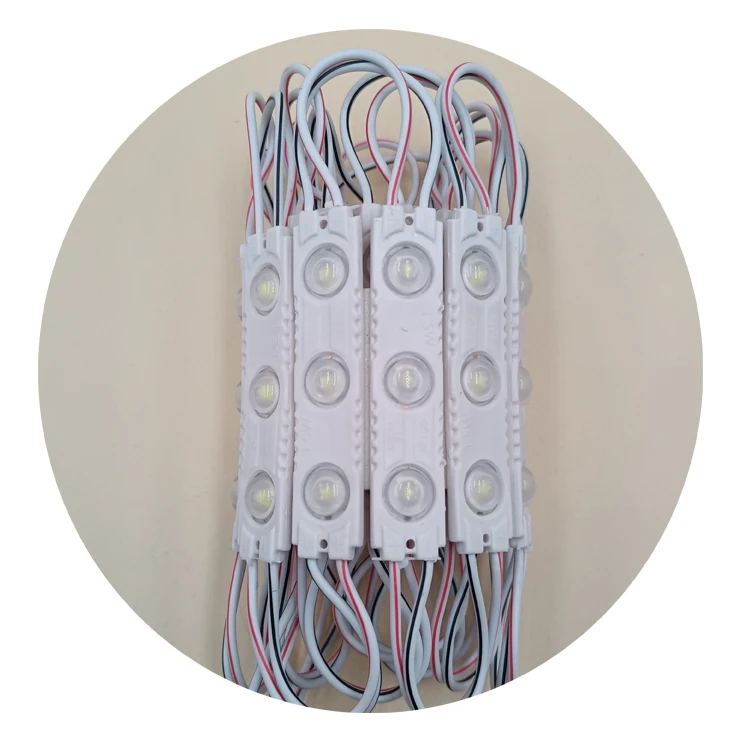 6012/6113  IP65 Waterproof modul led 12v lens light sign 1.5w 3 smd 2835 injection led module