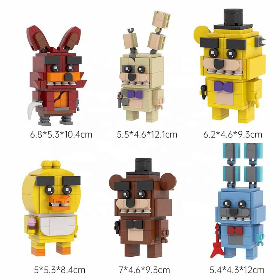 Mini Building Block Sets Anime Action Figures Educational Building Block Toys Popular Kids Toys