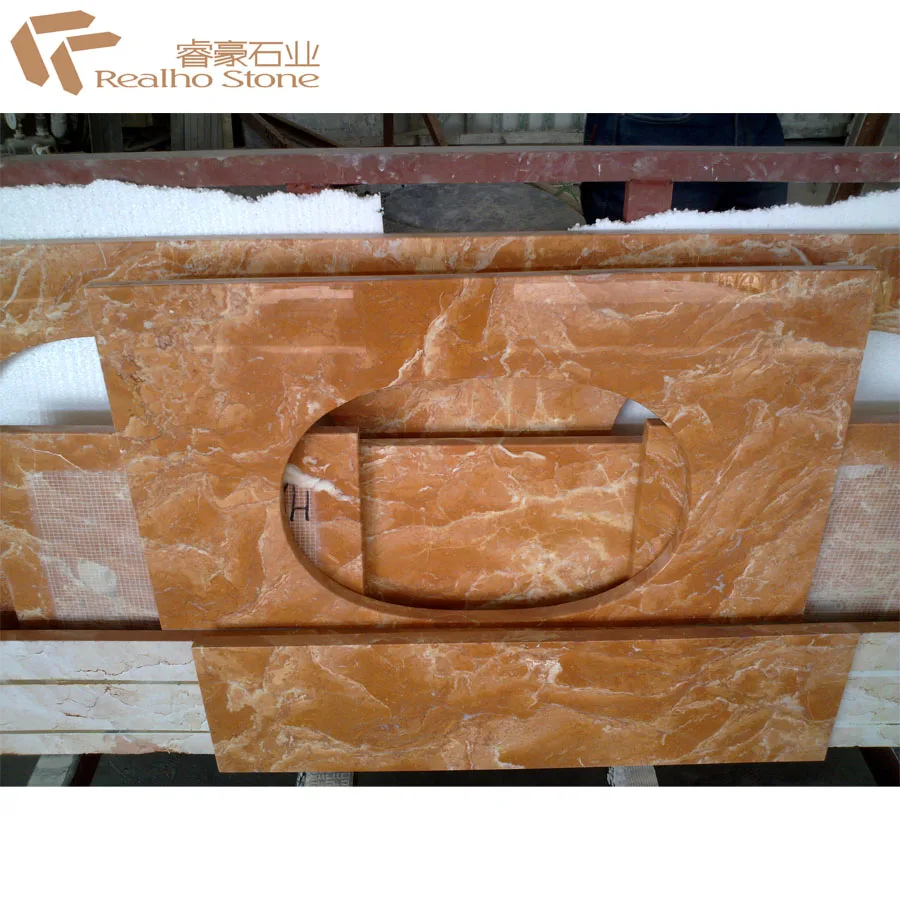 Natural Polished Orange Peel Red Marble Slab Rosa Red Marble for Wall Flooring Tiles