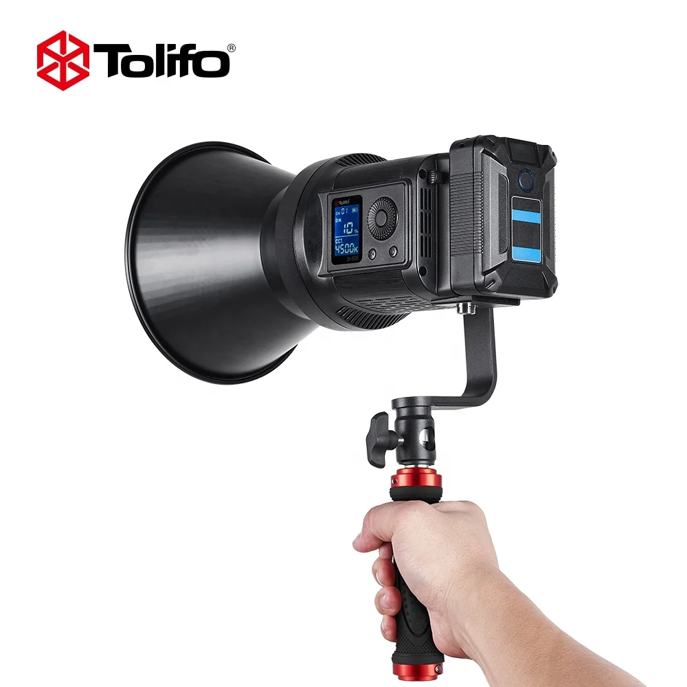Tolifo Professional 135w Outdoor Portable Bi Color Video Studio Light LED Photographic Lighting for Film Shooting