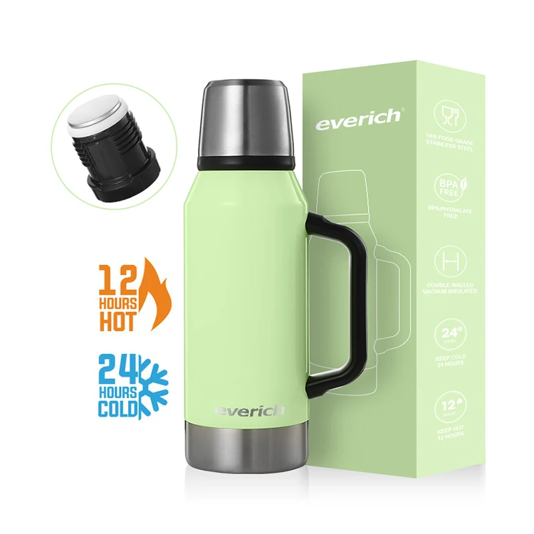 Customization ODM 750ml 1200ml Vacuum Flask Double Wall Stainless Steel Leak Proof Water Bottle