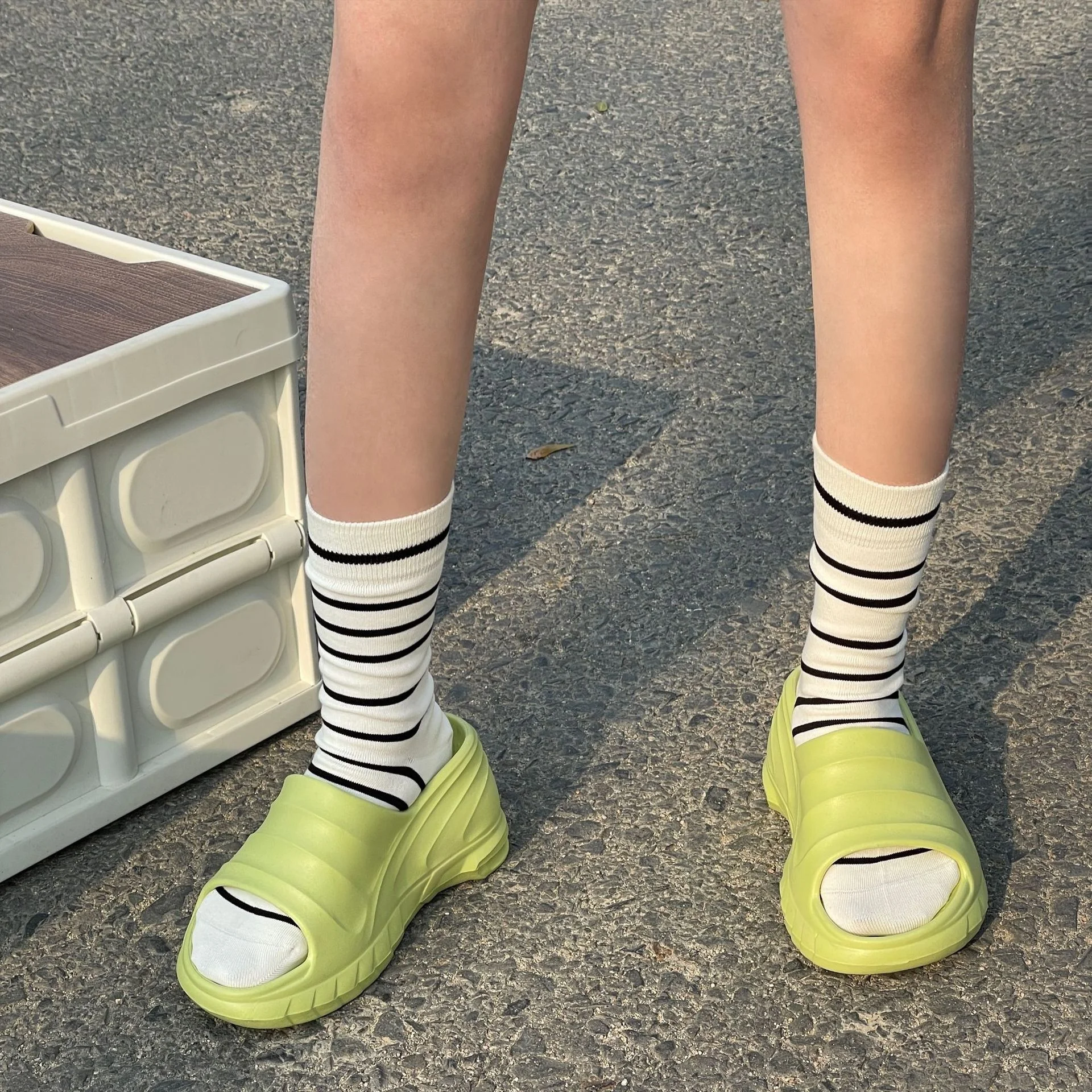 2024 Summer Platform Sandals for Women Fashion Casual  Wedges Slippers Thick Bottom Open Toe Outdoor  Woman Walking Shoes