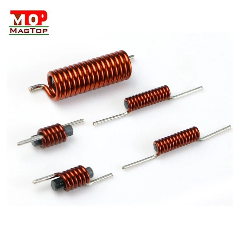 100mH fixed radial inductors ferrite rod core inductor coils power inductors